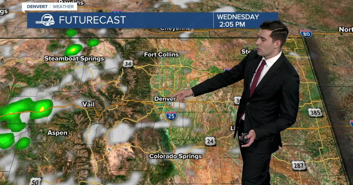 Isolated storms Wednesday, with more heat ahead of Labor Day Weekend