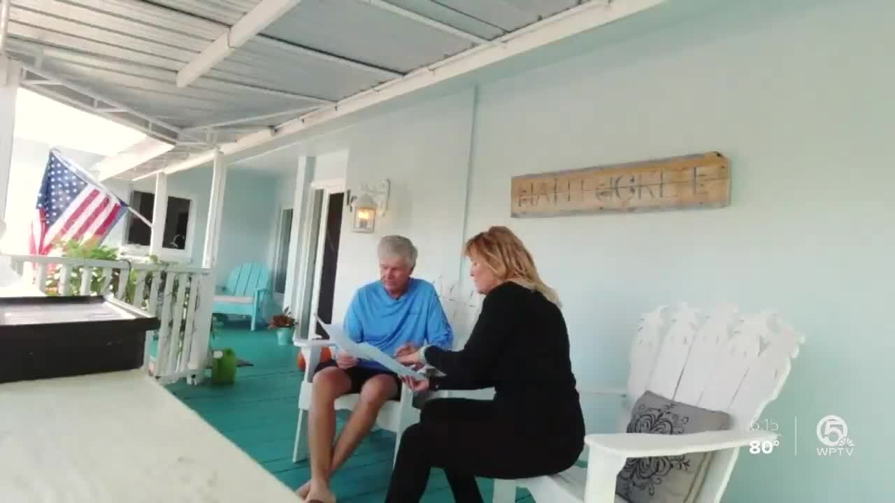 Maura Hopkins and Ron Godfrey receive questionable Delray Beach water bills