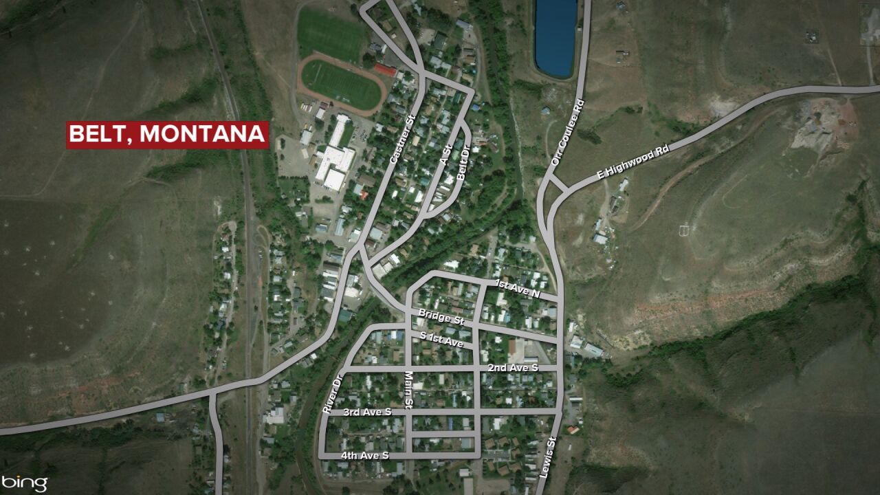 belt montana map