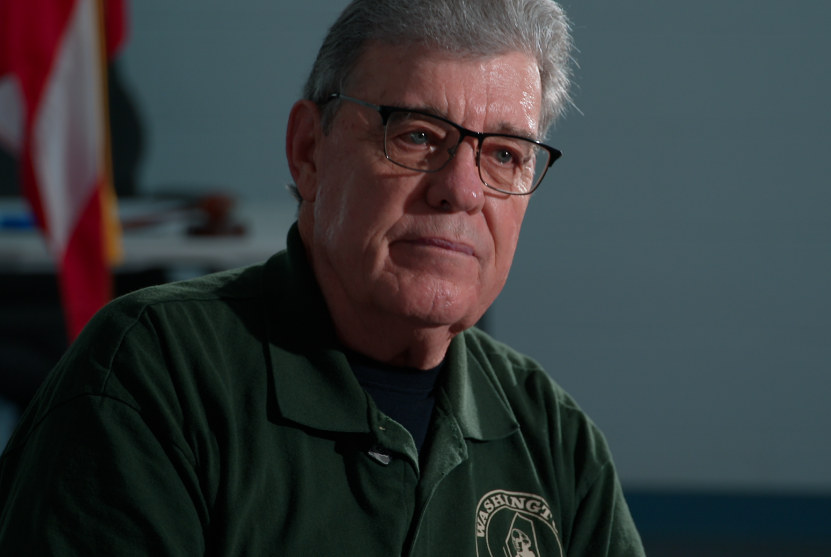 Washington Township Board of Trustees Chair Dennis Cooper