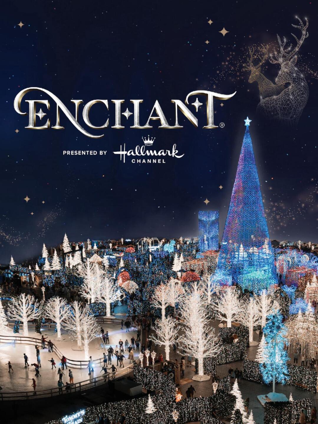 Christmas fans prepare light spectacular 'Enchant' coming to Nashville
