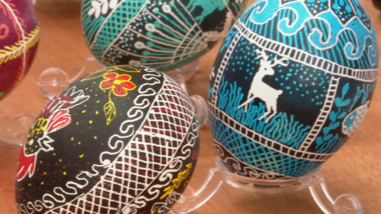 Pysanky Easter egg workshop highlights Ukrainian tradition