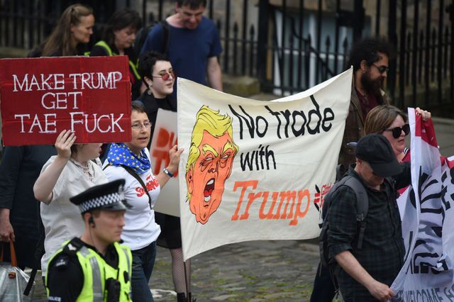 Photos: Scotland protests President Donald Trump's visit