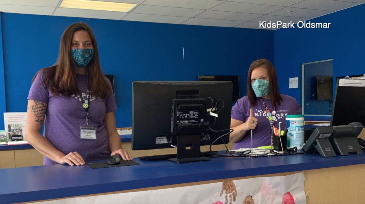 KidsPark Oldsmar Wearing Masks