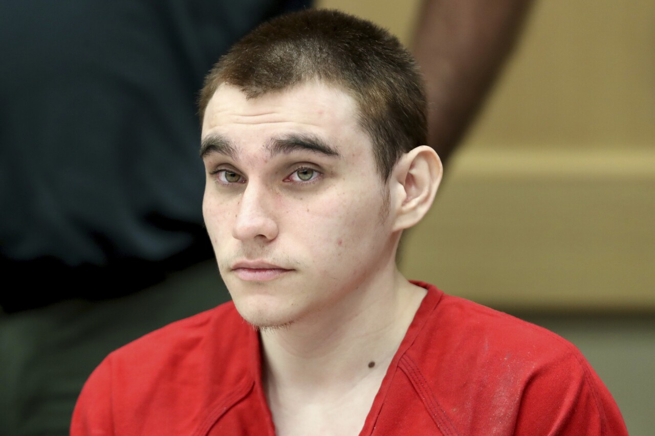 Nikolas Cruz in court in December 2019