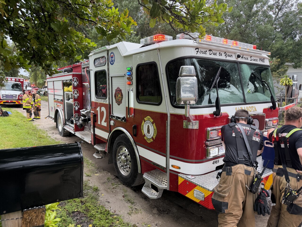 Sarasota firefighter hospitalized after medical emergency at house fire: SCFD