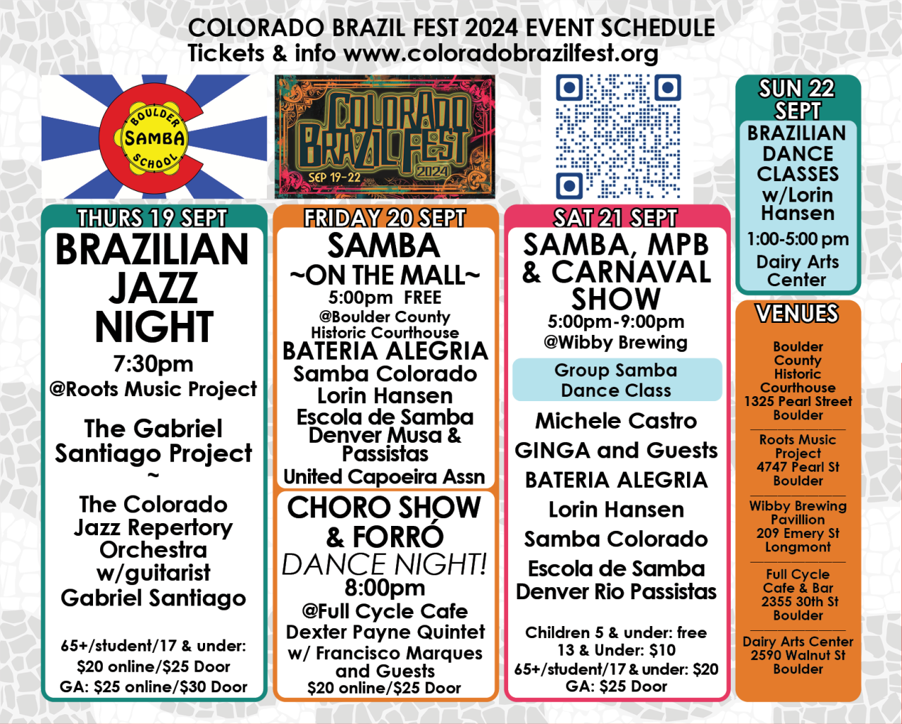 Colorado Brazil Fest Schedule