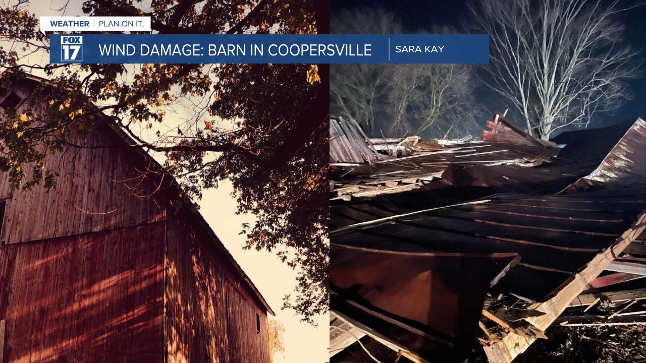 Cooperville Barn Damage