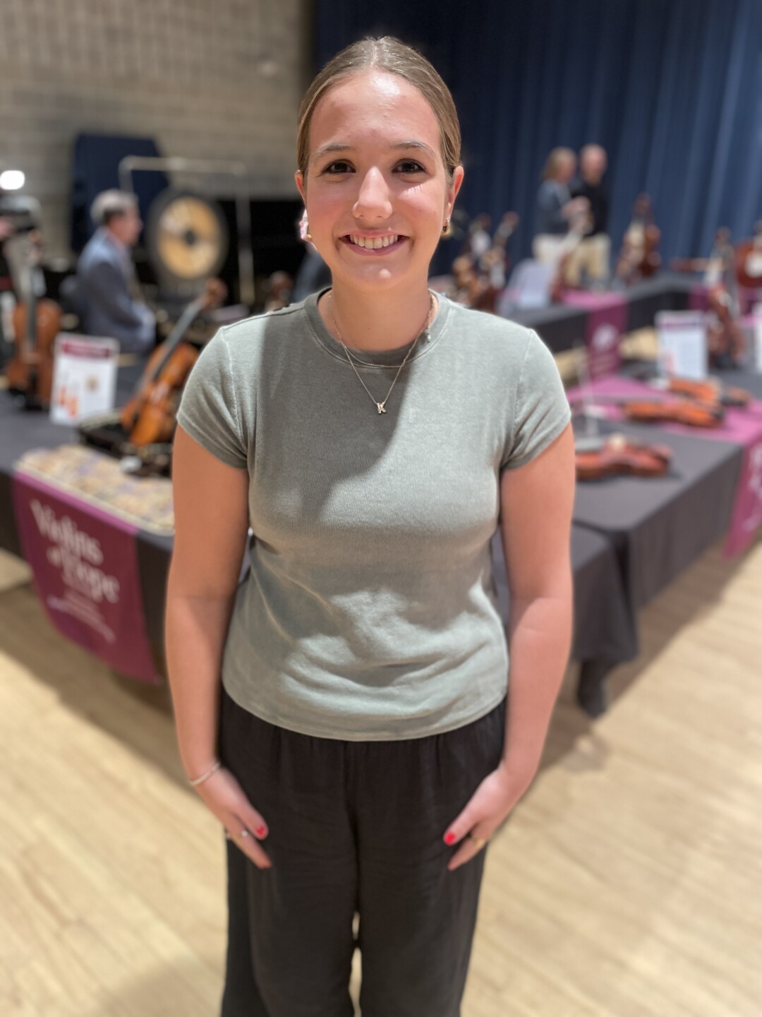Kyra Jester, a Milwaukee Youth Symphony Orchestra student.