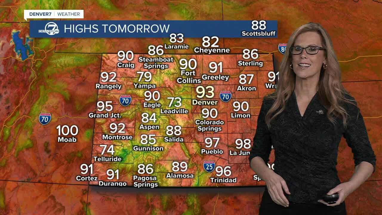 Highs on Saturday