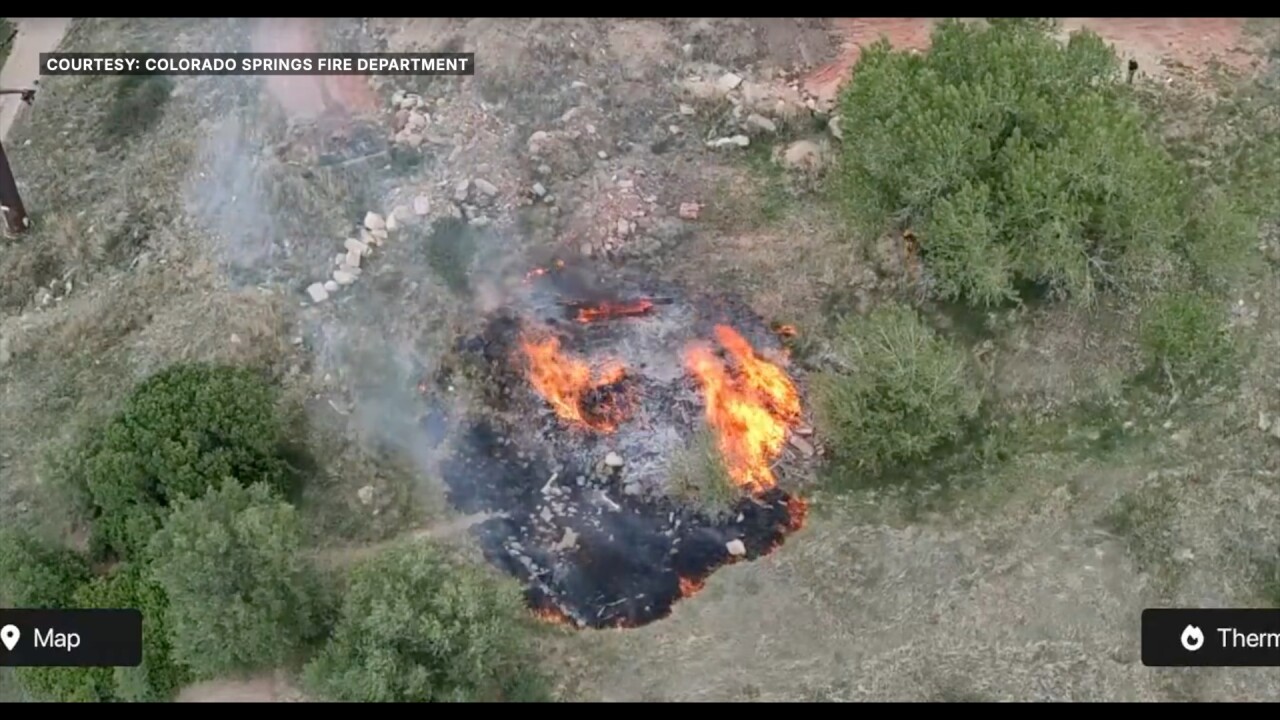 Colorado Springs Fire Department Grass Fire