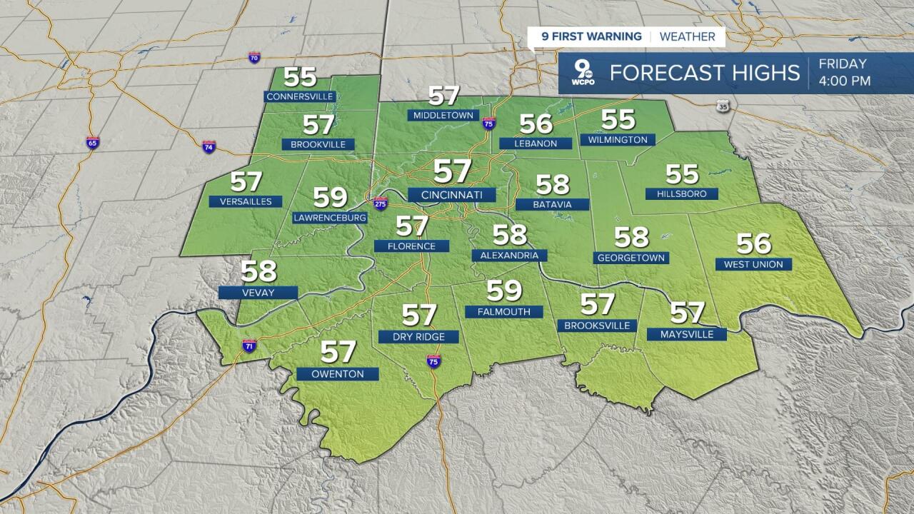 Christmas Eve Temperatures