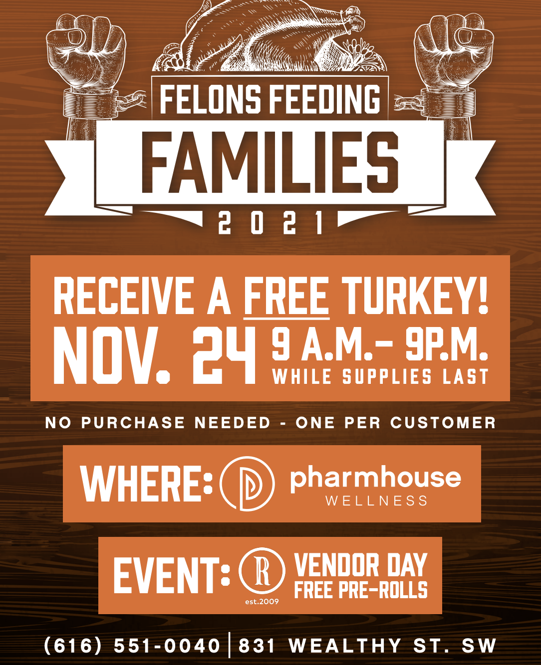 Pharmhouse Felons Feeding Families