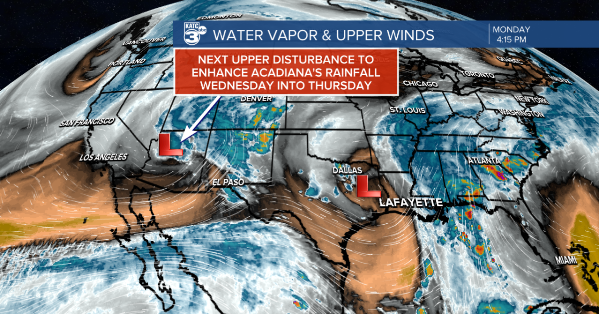 Wetter than normal pattern contnues this week