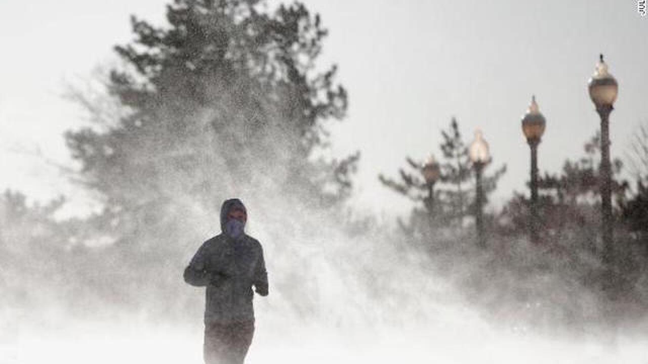 Snow comes to the South, along with frigid temperatures and slippery roads
