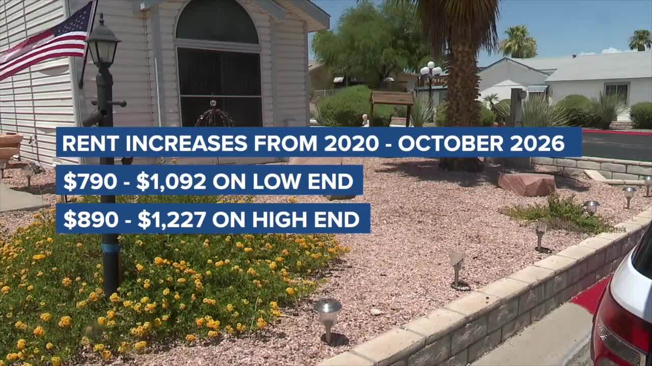 Henderson senior mobile home community residents say rising land rent is pushing them out