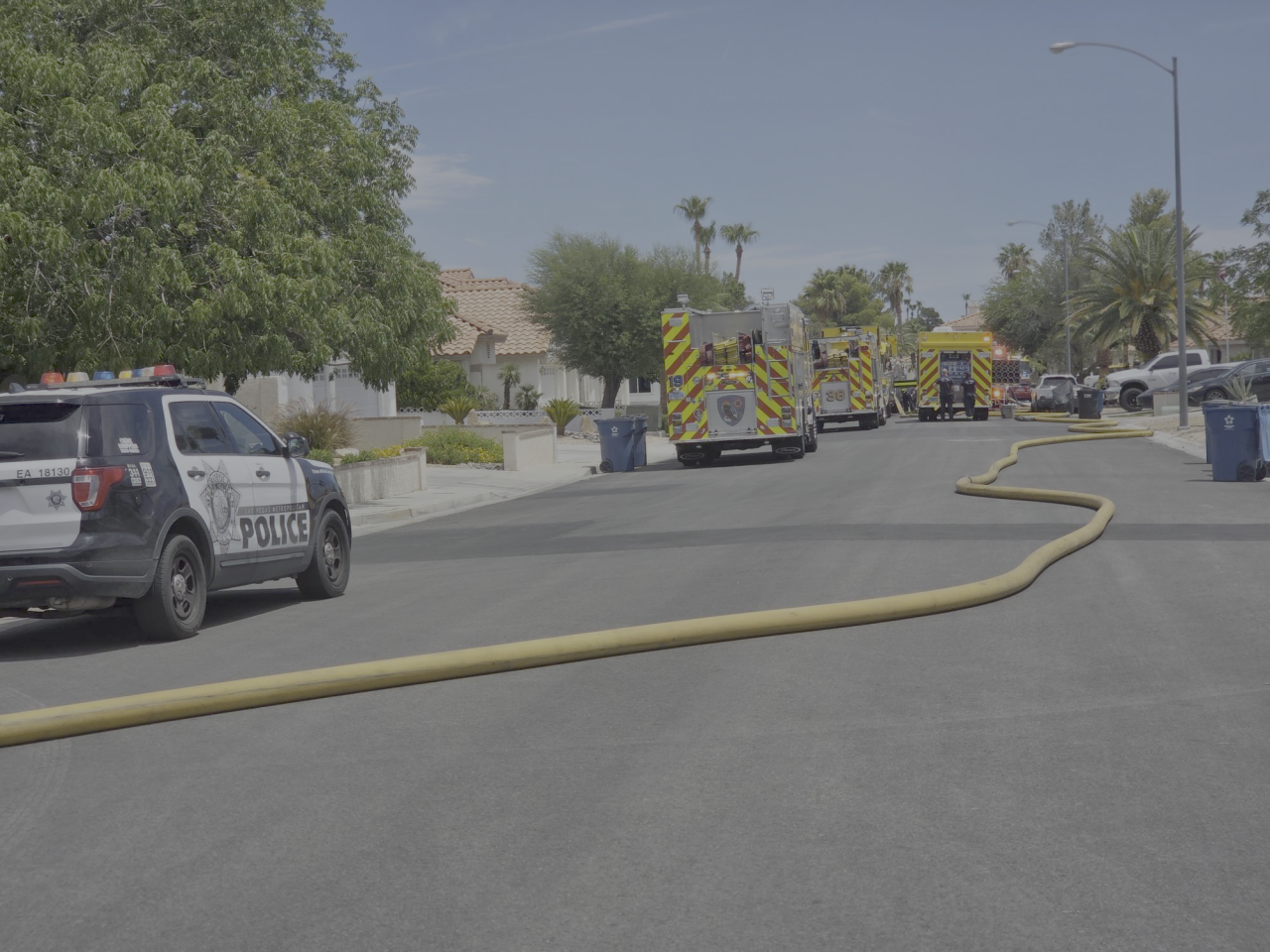 A structure fire breaks out at Del Lilly Lane