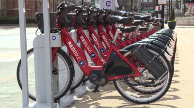 red bike