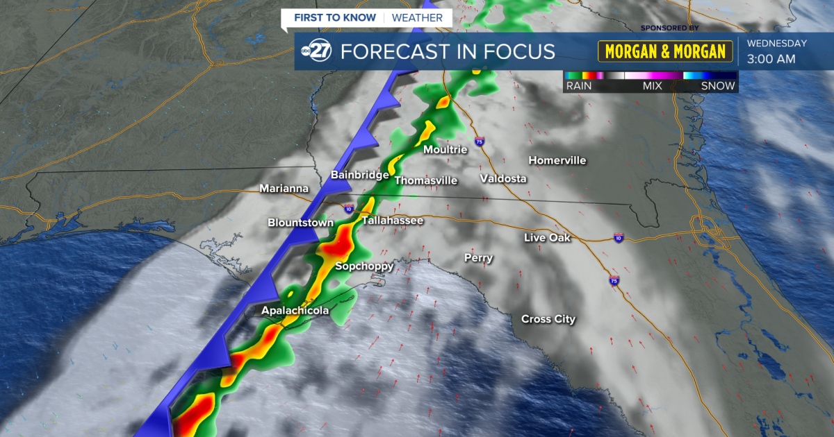Storms return late Tuesday night/ early Wednesday morning