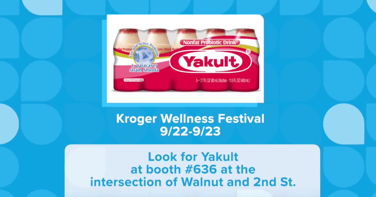 Yakult at Kroger Wellness Festival