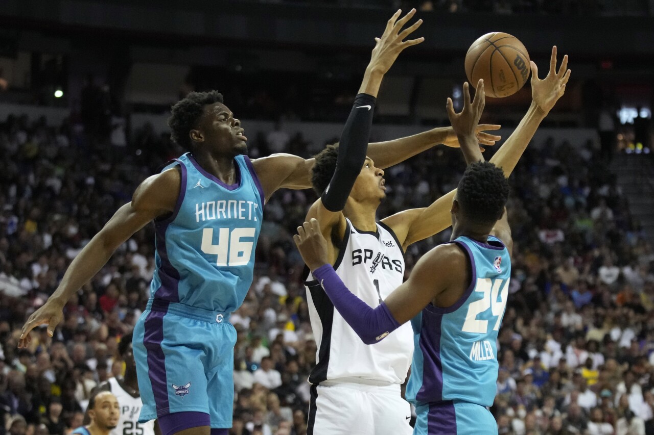 Hornets Spurs Basketball
