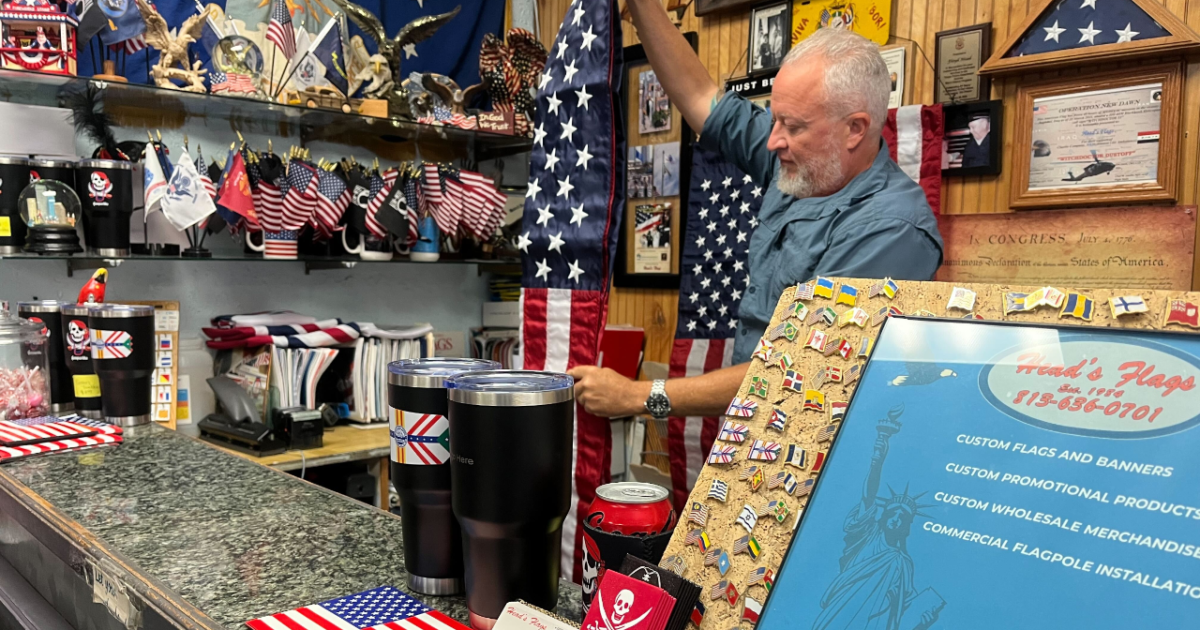 Tampa flag store stocks up with patriotism for Memorial Day - Vimarsana News