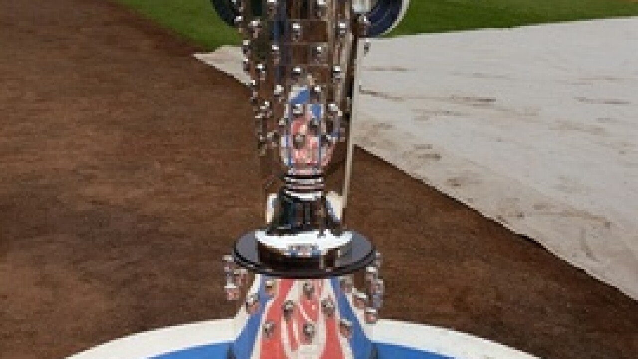 PHOTOS: Borg-Warner Trophy at Wrigley Field