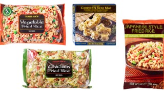 Several types of fried rice and shu mai