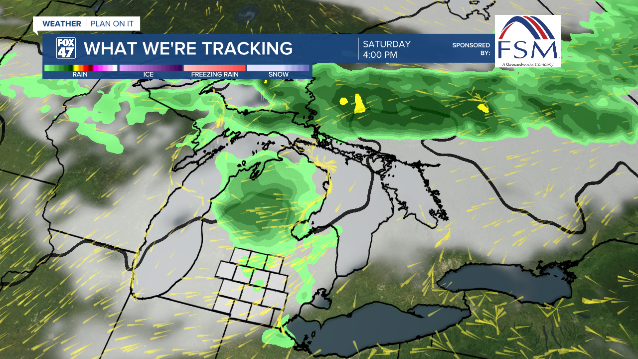 Isolated shower and storm possible Saturday PM with increasing cloud cover throughout the day
