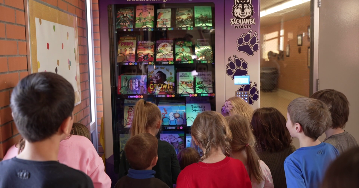Machines In School Vending machines in schools aim to spark kids' love of reading