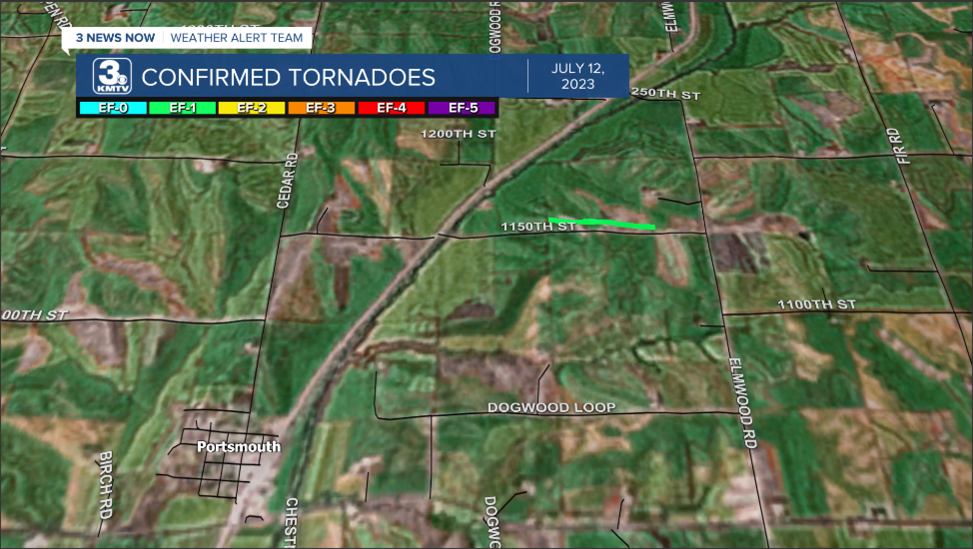 9 Tornadoes Confirmed from Last Week in Nebraska and Western Iowa