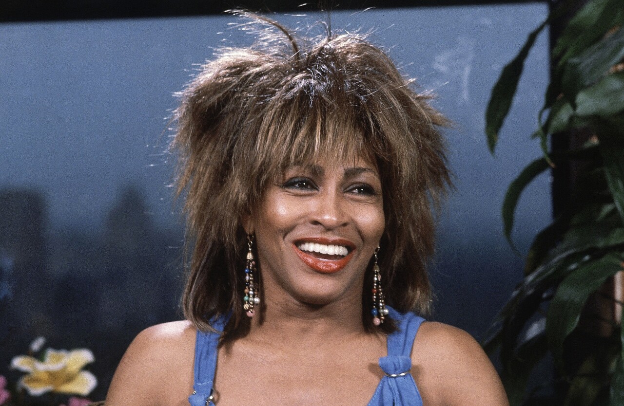 Tina Turner during 1984 interview for NBC's 'Friday Night Videos' in New York