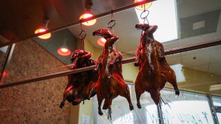 Imperial Roast hanging duck