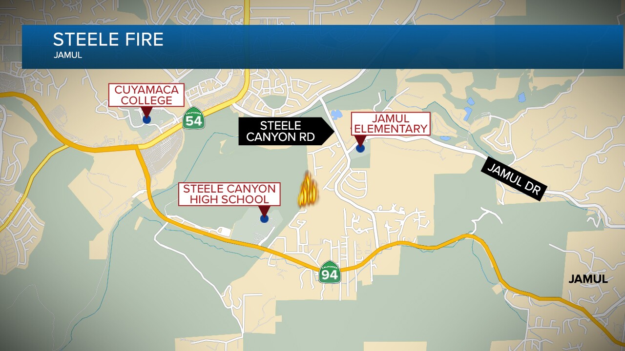 STEELE FIRE IN JAMUL EVAC