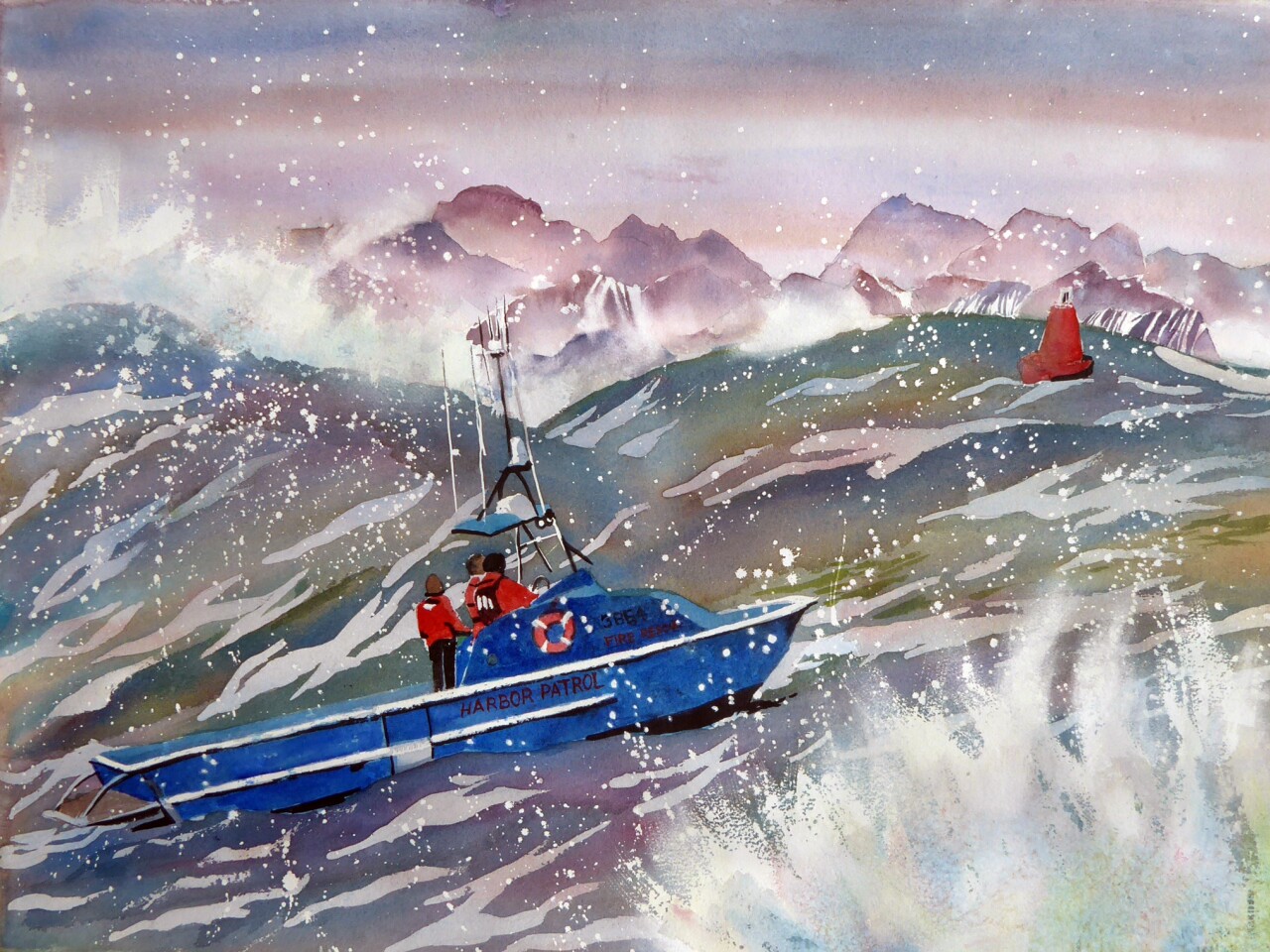 Harbor Storm by Ardella Swanberg