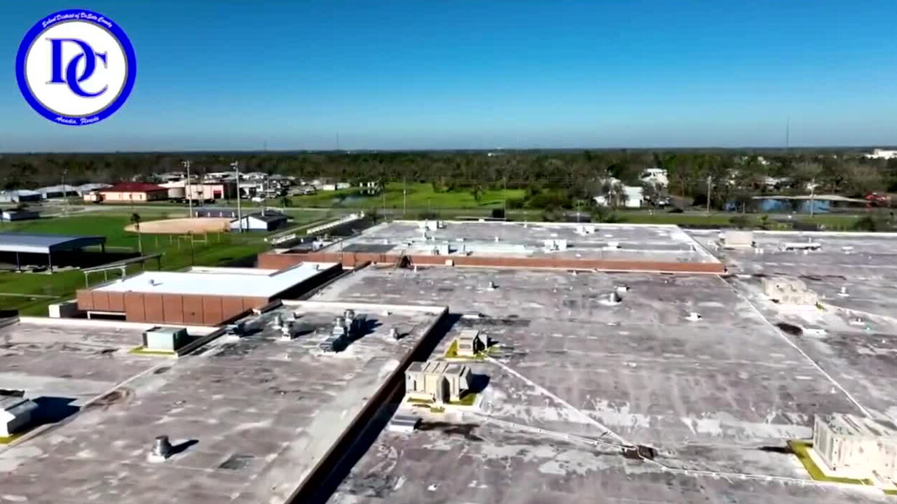Storm damage from Hurricane Ian at DeSoto County High School on Oct. 3, 2022.jpg