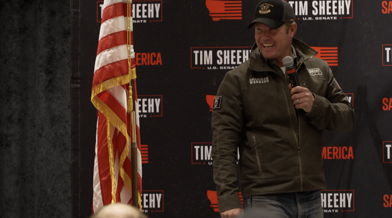 Tim Sheehy rally