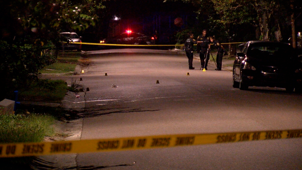 man riding bicycle shot in St. Petersburg