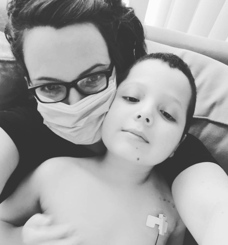 Meghan and Desmond battling through chemotherapy at Roswell Park