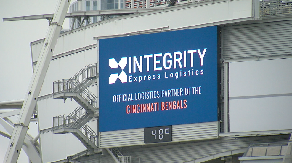 Integrity Express Logistics has a sponsorship agreement with the Cincinnati Bengals