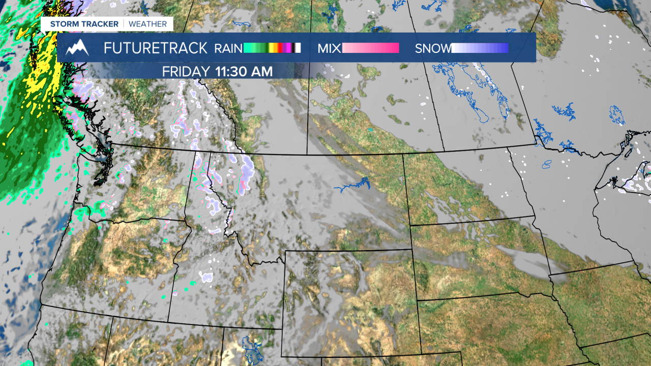 Incoming low pressure activity