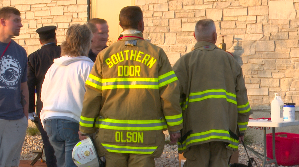 'We Will Never Forget': 9/11 memorial stair climb at Maritime Museum in Door County