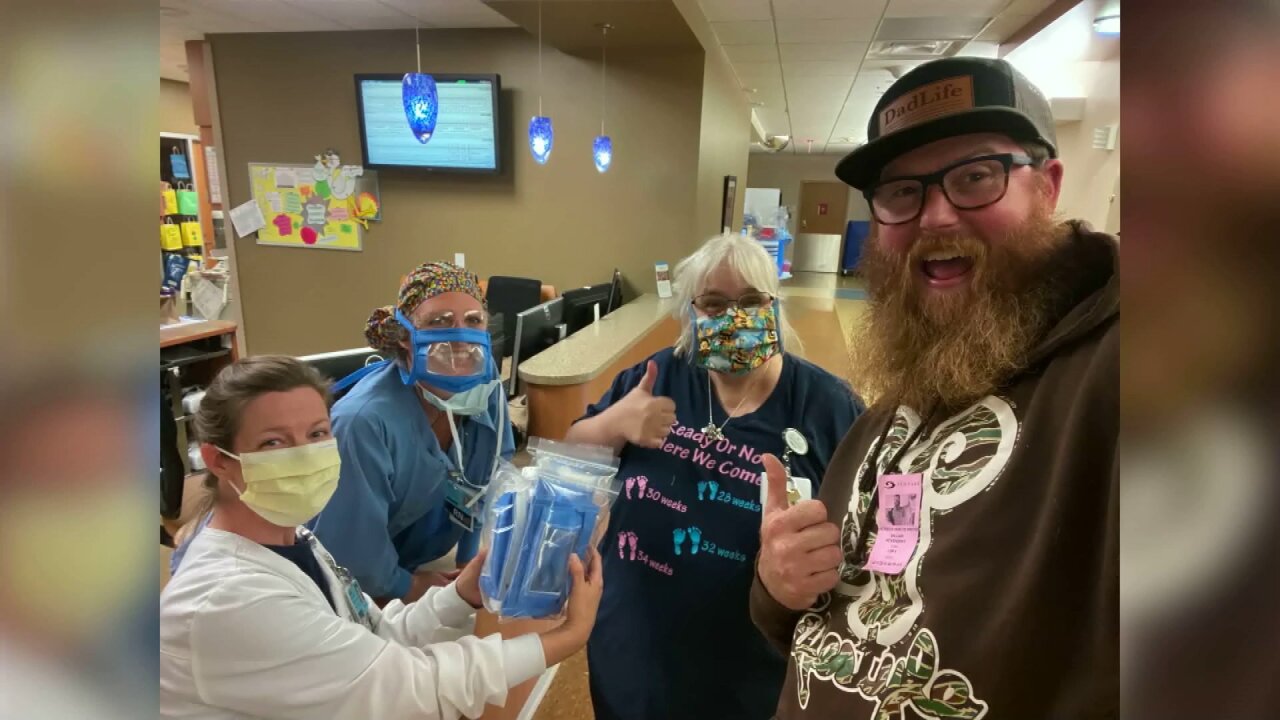 Will with Sentara Princess Anne nurses.jpeg