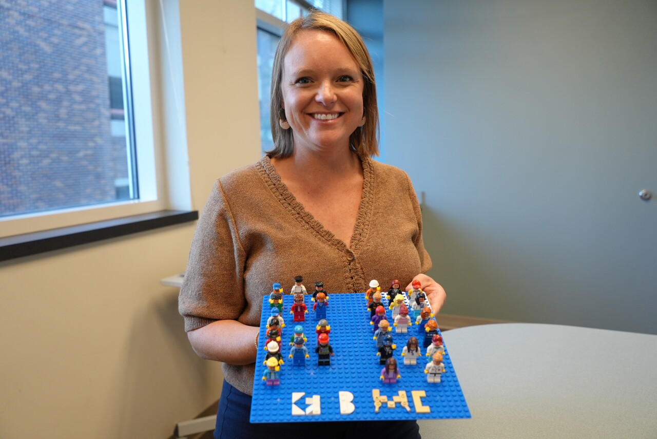 Boblooch with the LEGO set
