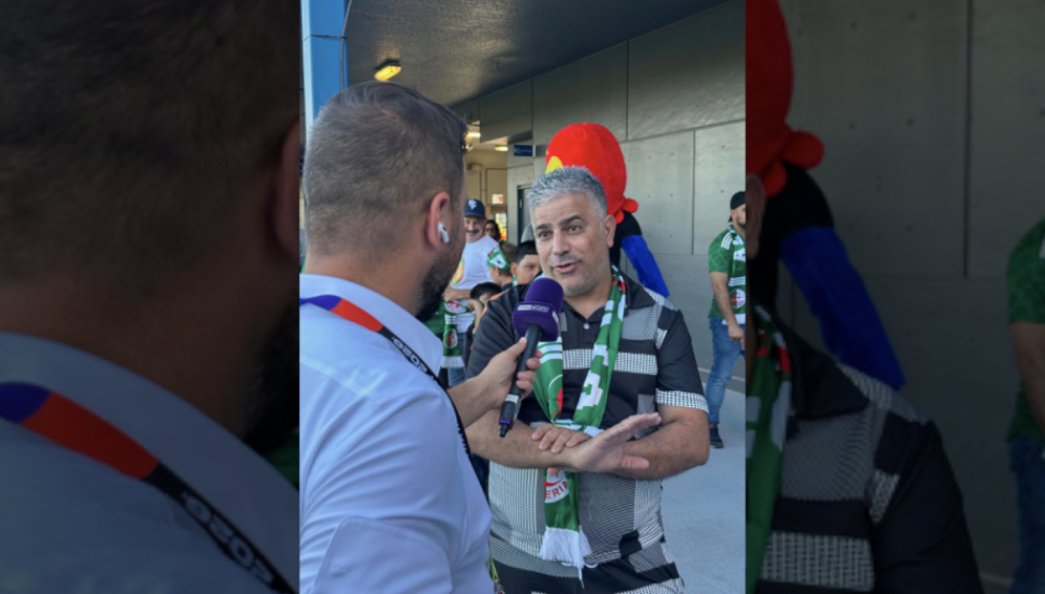 Wassini Souarit being interviewed.png