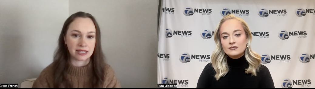 Grace French (left) and Ruta Ulcinaite (right)