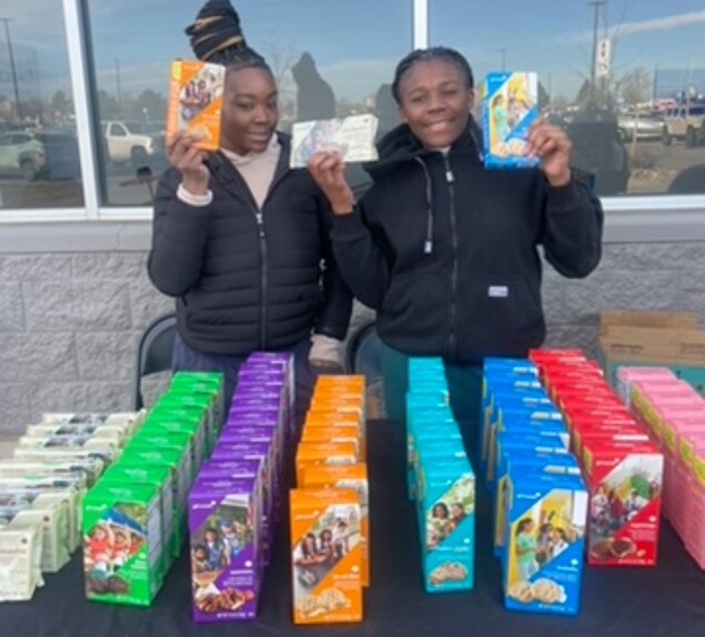 14-year-old Maliyah Thomas and 13-year-old Dallas Taylor