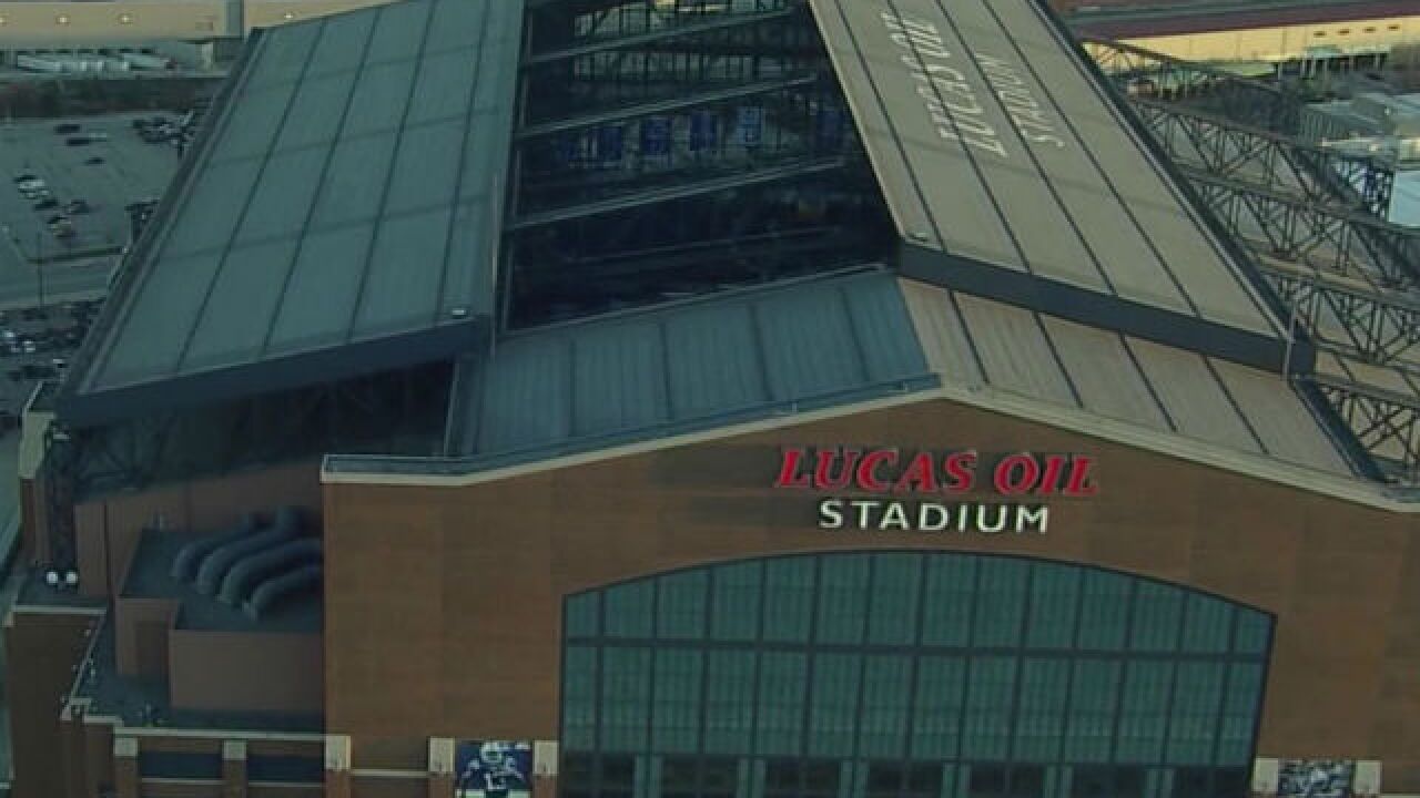 Lucas Oil Stadium roof now closed day after Colts game