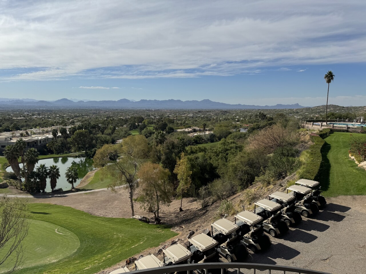 Skyline Country Club view from clubhouse
