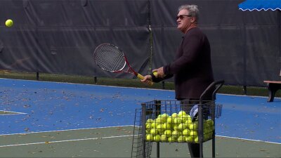 Tennis pro Skip Jackson